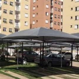 Sombreador para garagem condominios